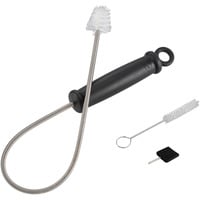 Wartungs-Set für Gasbrenner, Reinigungsbürste schwarz/silber, 3-tlg.