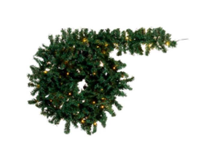 LIVARNO® Guirlande de sapin LED, 5 m (blanc chaud)