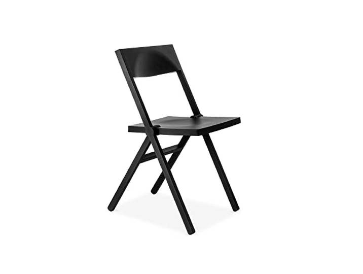 Alessi Piana ASPN9017 - Design klapstoel, glasversterkt polypropyleen, zwart