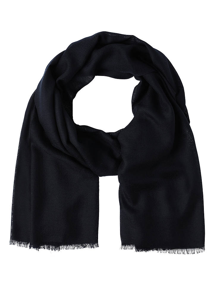 TATUUM Wollschal in Dunkelblau - (L)190 x (B)70 cm - onesize