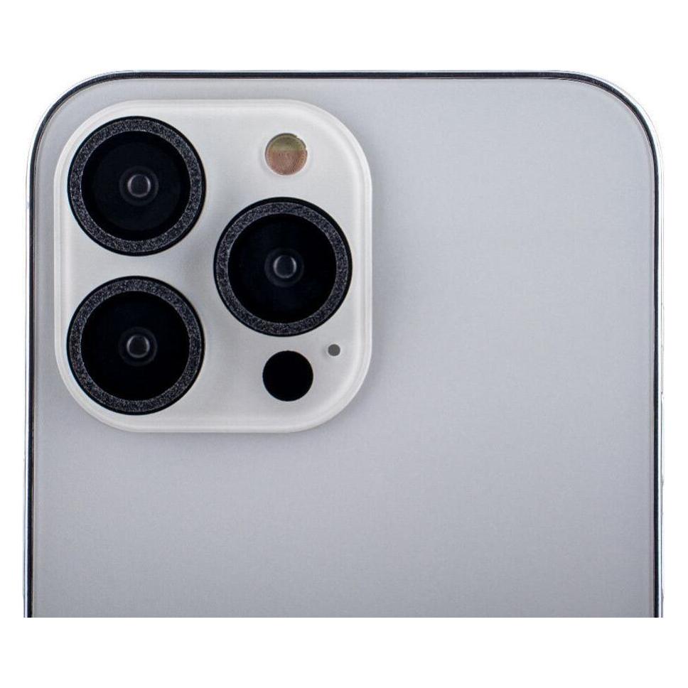 OEM Brillenglas-Set für iPhone 13 Pro 6,1" schwarz glitter (3 Stück) (3 Stk., Apple iPhone 13 Pro) (44978566)