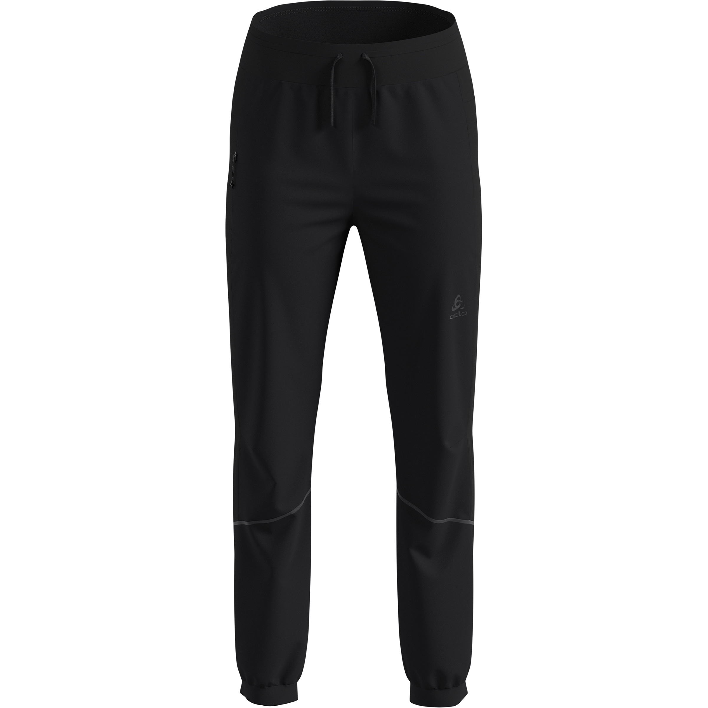 Odlo Zeroweight Elite Windproof Hose Damen Laufhose schwarz Größe M Langlauf Skating | Langlauf Klassik | Trailrunning | Laufen Wasserabweisend Wasserabweisend