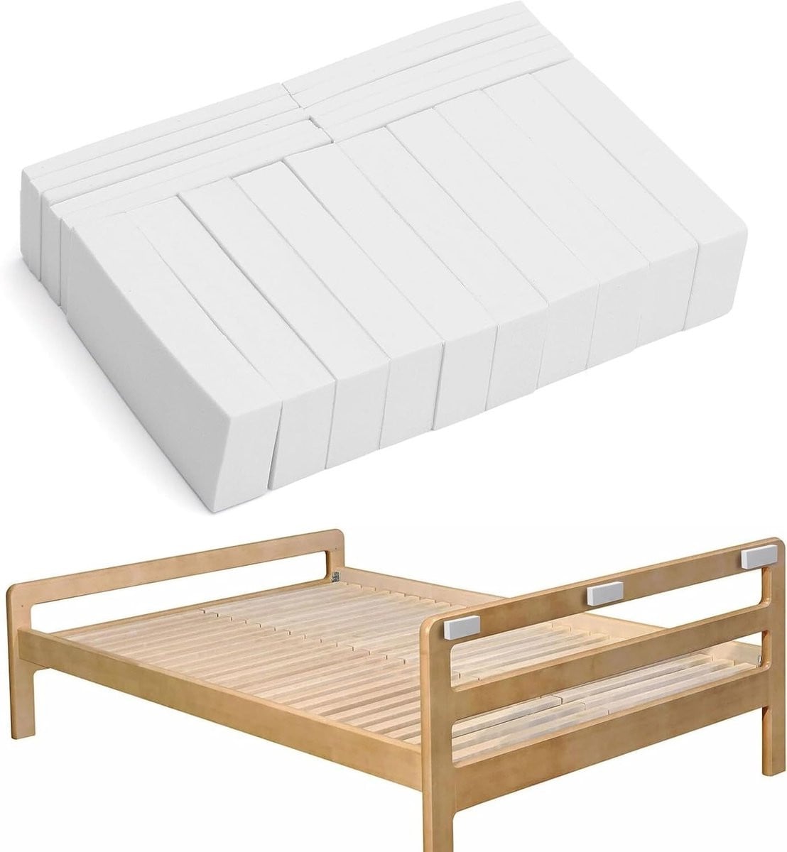 20 Stuks Zelfklevende EVA Foam Standoffs Wandbeschermers Wit