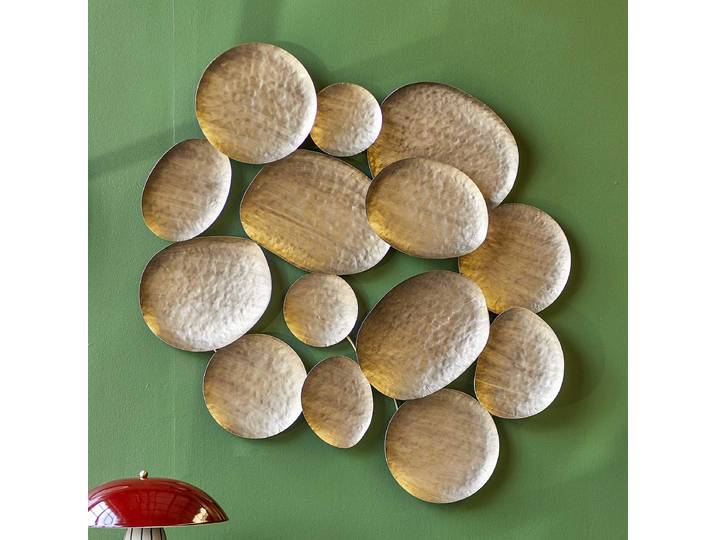 Bloomingville Wandpaneel Raynee Brass, 77 x 85cm - Messing