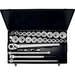 Steckschlüssel-Satz 3/4", zwölfkant, 32-teilig mm+af, ELORA-770-S22 MAU