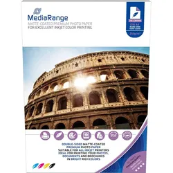 MediaRange Tintenstrahl-Fotopapier A4, glänzend, 250g, 50 Blatt