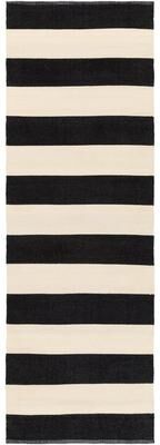 Livabliss Jonas Hand Woven Casual Stripe Indoor/Outdoor Area Rug