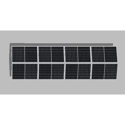 Montage Set Flachdach Ost West 8 Module