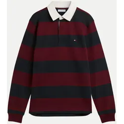 Rugbyshirt mit Streifenmuster Mehrfarbig XXL