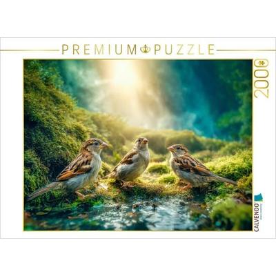 CALVENDO Puzzle Klein, laut, lebendig | 2000 Teile Lege-Größe 90x67cm Foto-Puzzle für glückliche Stunden