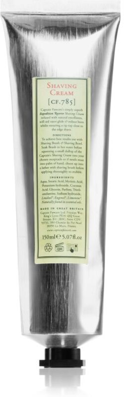 Captain Fawcett Expedition Reserve Shaving Cream for men 150 ml