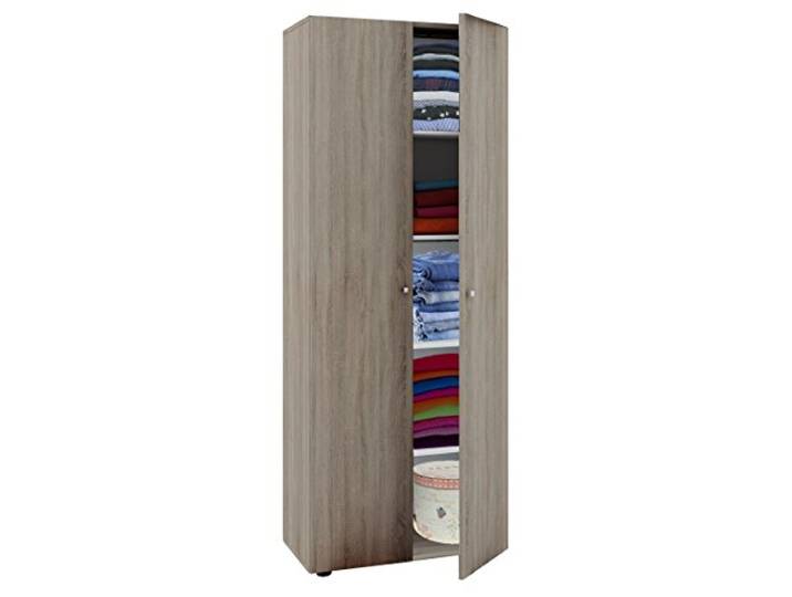 VCM Kleiderschrank Sonoma-Eiche 70x40x178 cm 2 Türen 5 Fächer Schlafzimmer