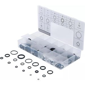 BGS-technic Dichtungsring O-Ring-Sortiment 8044, 3 mm - 22 mm, aus Gummi, 16 Größen, 225-teilig