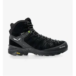 Salewa, Herren, Wanderschuhe, Alp Trainer 2 Mid GTX Schuhe (47), Schwarz