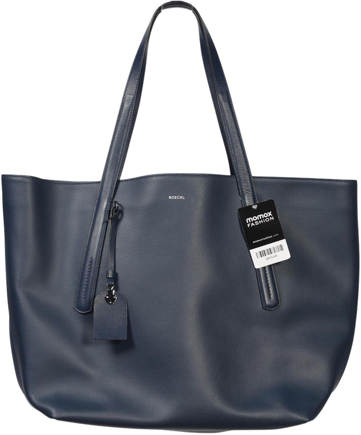 Roeckl Damen Handtasche gross Leder, Marineblau, Leder - Second Hand