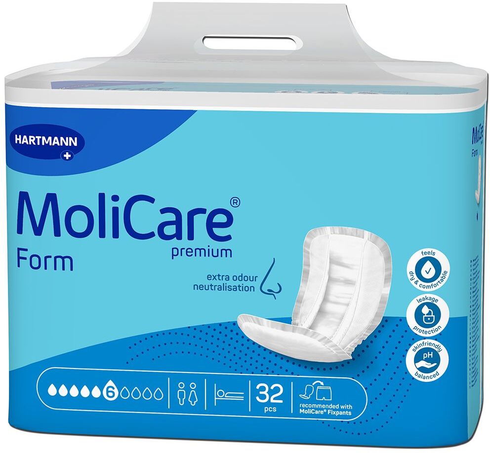 Molicare Premium Form 6 Tropfen 32 St Einlagen