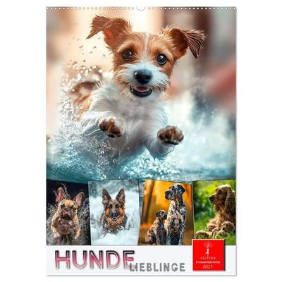 Hunde Lieblinge (Wandkalender 2027 DIN A2 hoch), CALVENDO Monatskalender