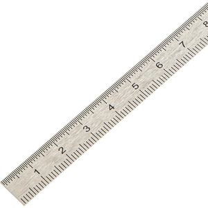 KS-Tools Stahlmaßstab 300.0101, 150mm, flexibel, Edelstahl
