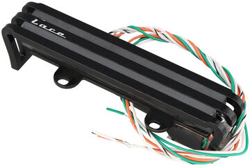 Lace Pickups Aluma J Bass Bridge BK Schwarz