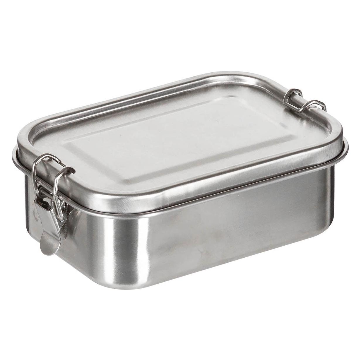 Mfh FoxOutdoor Lunchbox, "Premium", Edelstahl,ca. 16 x 11,5 x 6 cm (33579240)