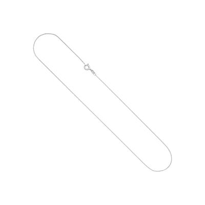 Goldkette JOBO, weiß (weißgold 333), Halsketten, Damen, Weißgold 333, L: 42, Goldkette, Ankerkette 333 Weißgold