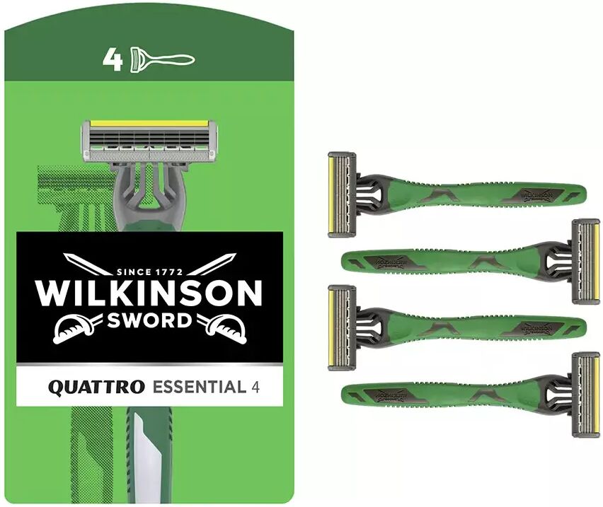 Wilkinson Quattro Essential 4 Disposable Razors 4 units