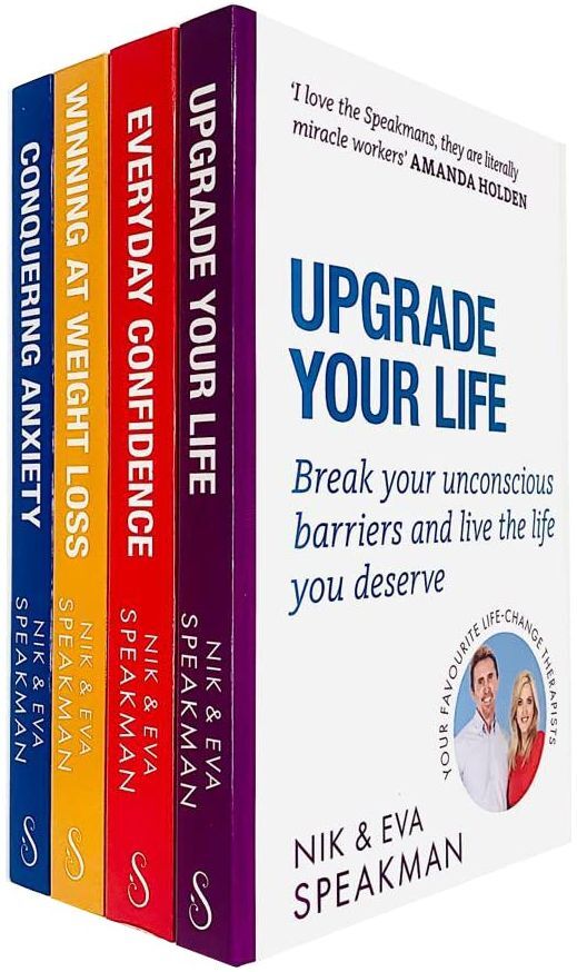 Orion Nik & Eva Speakman 4 Book Set – Conquering Anxiety, Confidence, Weight Loss & Life Improvement Collection