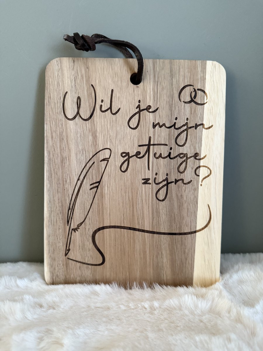 Getuigen vragen huwelijk cadeau - Wil je mijn getuige zijn?