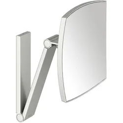 KEUCO iLook_move Kosmetikspiegel, unbeleuchtet, eckig, Wandmontage, 17613060000, Farbe: Edelstahl-finish