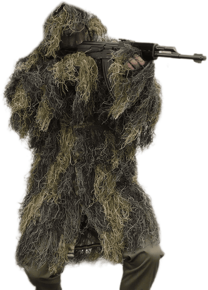 Mil-Tec Ghillie Parka "Anti Fire" - Woodland (Färg: Woodland, Storlek: M/L)