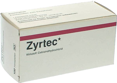 kohlpharma GmbH ZYRTEC 10 mg Filmtabletten 100 St 04967041