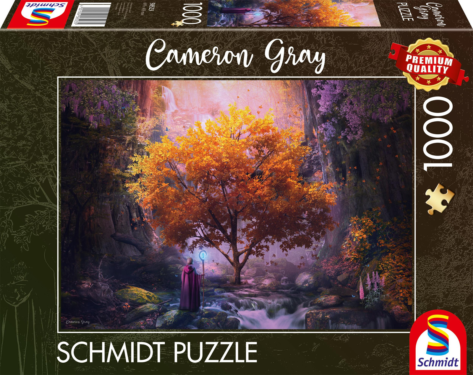 Schmidt Spiele Legpuzzel Cameron Gray: Betovering van het bos, 1000 stukjes
