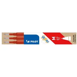 Pilot 3er-Pack Tintenrollerminen »Frixion« rot