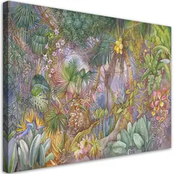 WANDBILD tiefer dschungel