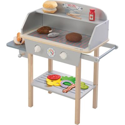 Kinder-Grill ROBA "BBQ Grill", bunt, Spielzeug-Haushaltsgeräte, KinderB:71cm H:71cm T:32cm, mit Zubehör, B:71cm H:71cm T:32cm