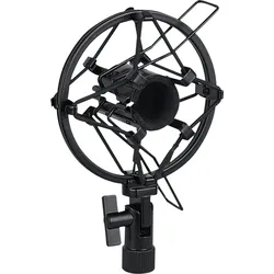 Showgear Microphone Holder 22-24 mm 22-24 mm, schwarz, Anti-Shock-Halterung