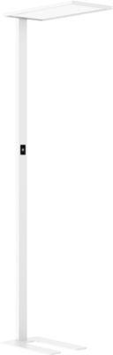 LED-Stehleuchte Dotlux OFFICEbutler, Leistung 55 W, 5500 lm, 4000 K, dimmbar, direkt/indirekt leuchtend, signalweiß