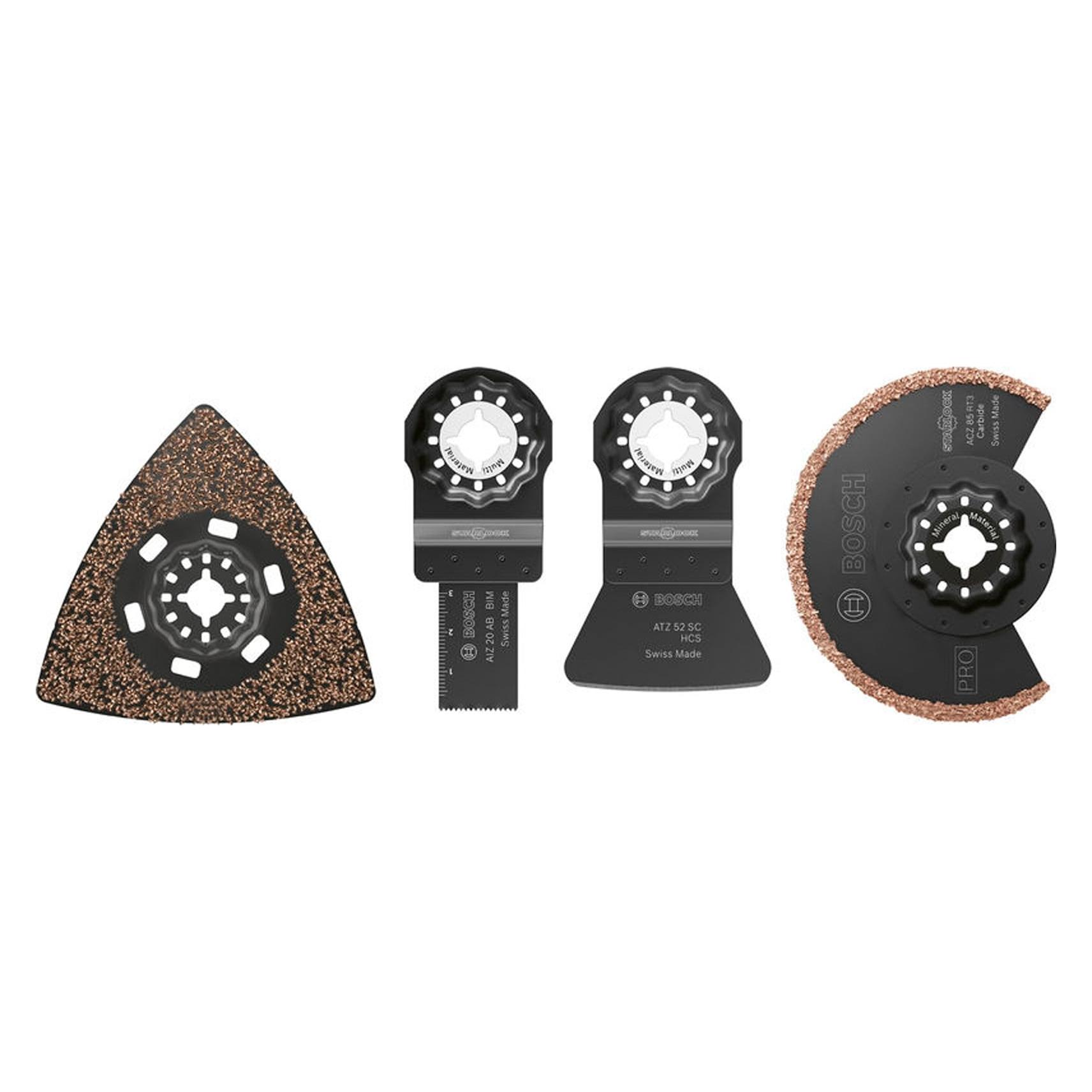 Bosch Professional Zubehör Starlock Fliesen Set, 4-tlg. (2608669127)