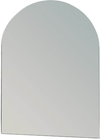Showerdrape Hampton Small Arched Wall Mounted 60 x 45cm Bathroom Mirror