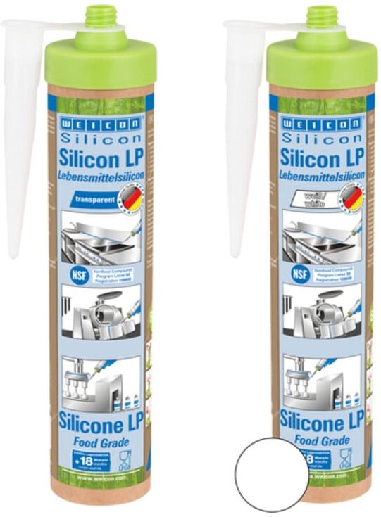 WEICON dauerelastischer Dichtstoff Silicon LP 280ml weiß (10104979)