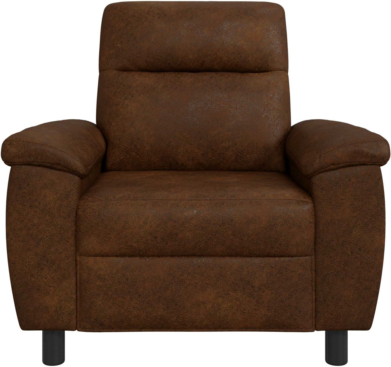 vidaXL Canapé Marron 95 x 90 x 95 cm Simili daim