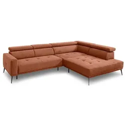 SOMETA Ecksofa Monterrey Stoff Terra