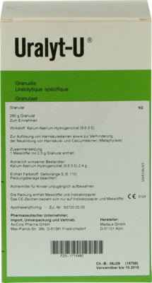 axicorp Pharma GmbH URALYT-U Granulat 280 g 01715480