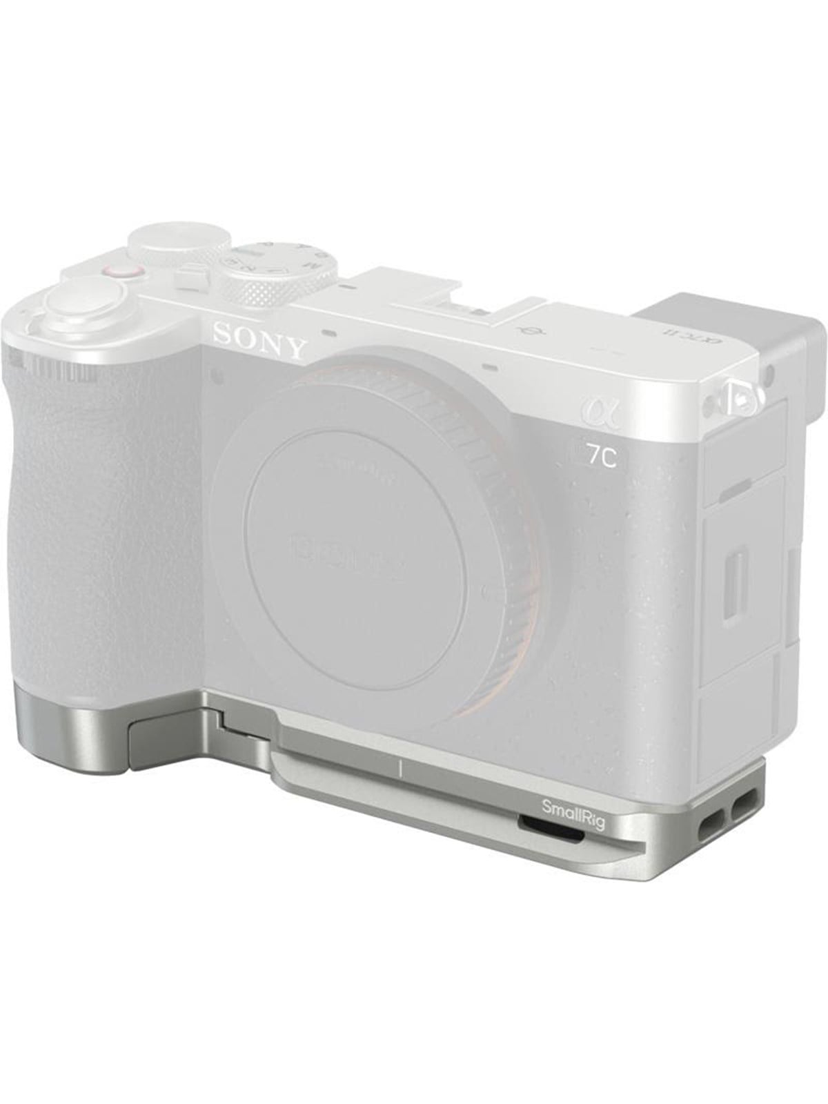 SmallRig 5482 Baseplate with Airtag Slot for Sony A7C II / A7CR Silver