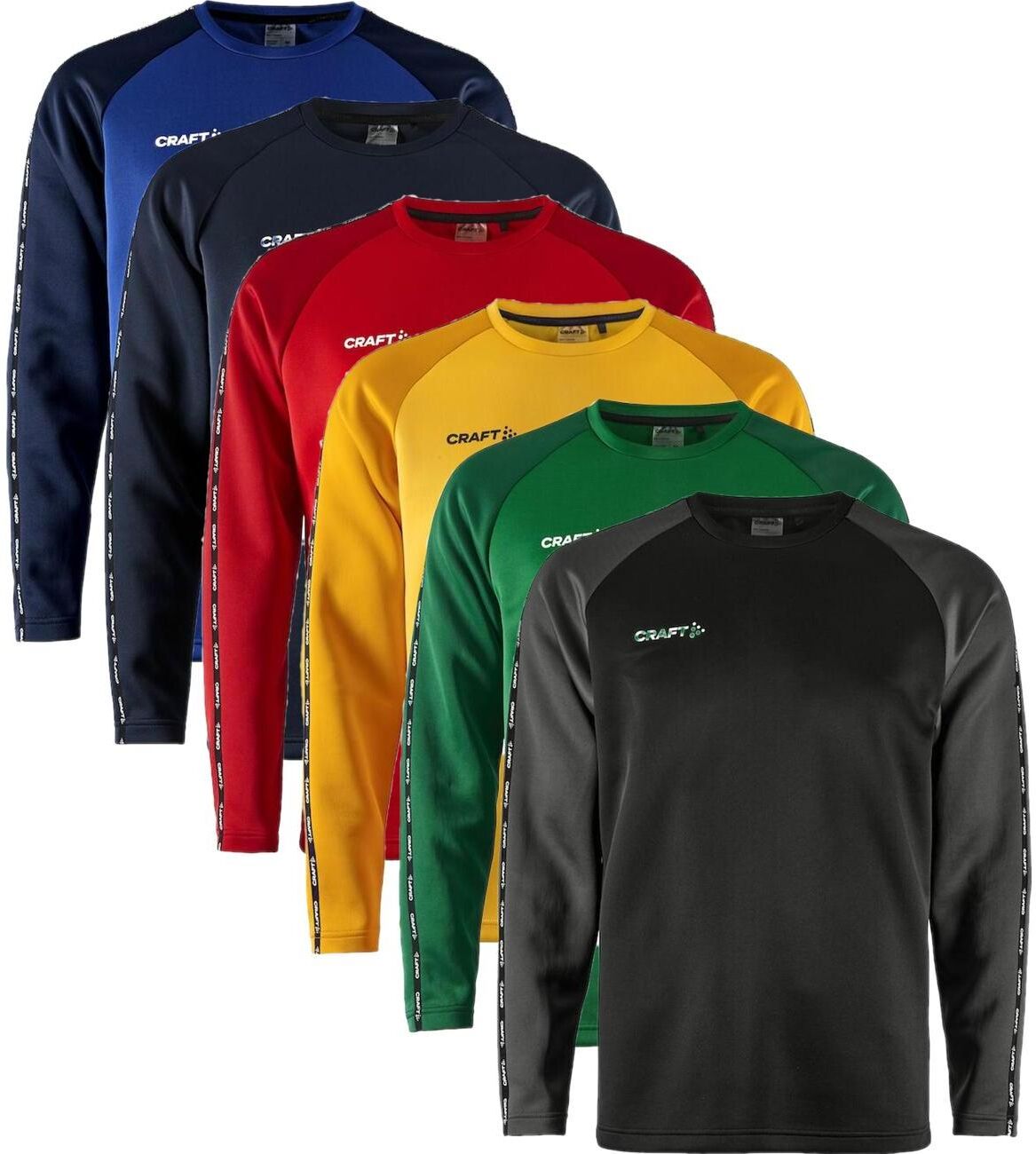 Craft 1912734 Squad 2.0 Crewneck M Herre Bright Red/express Xl