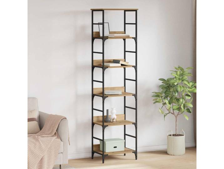 vidaXL Bücherregal 5 Ebenen 50 x 33 x 188,5 cm Holzwerkstoff