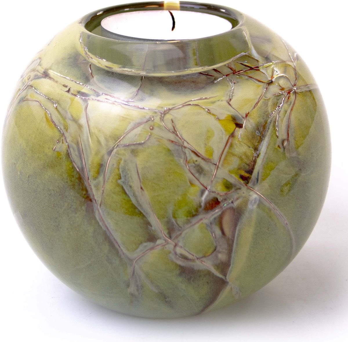 Loranto Mini urn waxinelichthouder Linea van glas