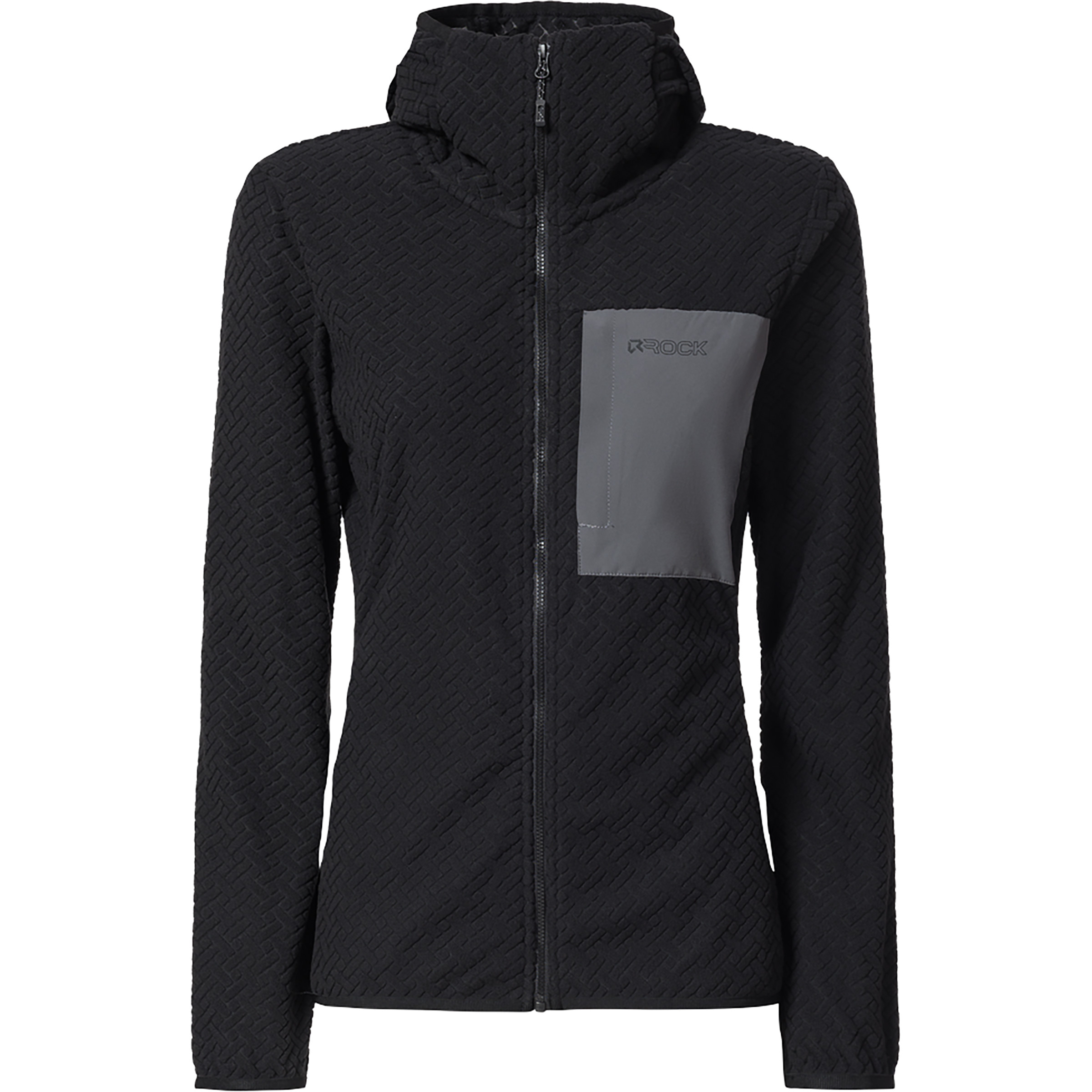 Rock Experience Night Crest Fleece Damen Fleecejacke schwarz Größe M Trekking Elastisch
