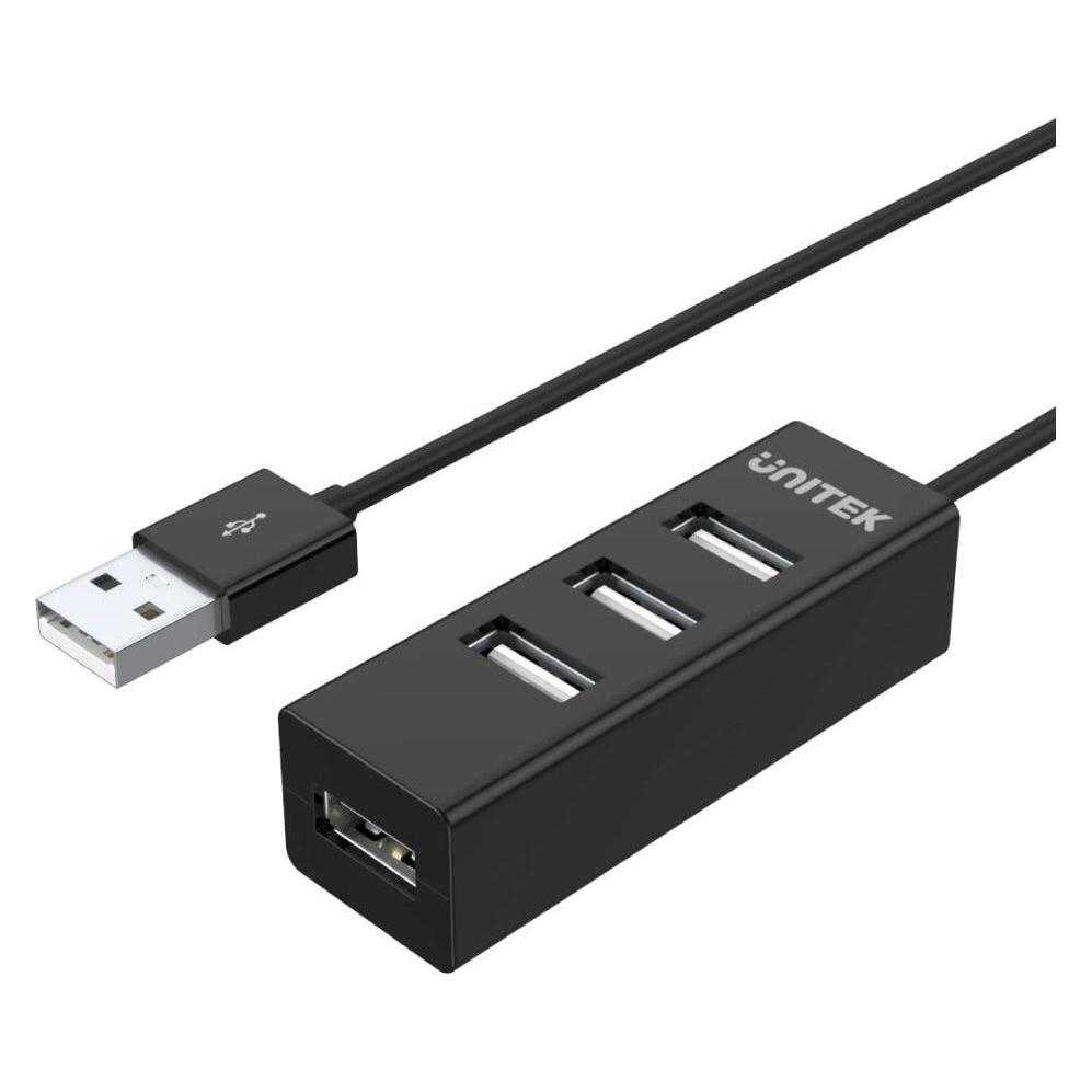 Unitek Y-2140 (USB-A, 4 Ports) (Y-2140-CZARNY)