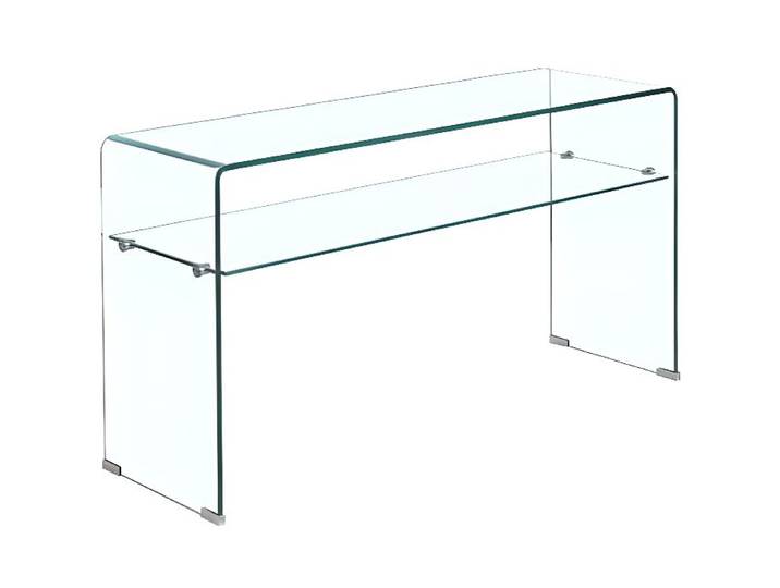 Console en verre trempé étagère transparente - ICE